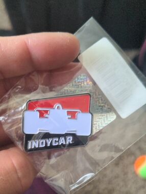 IndyCar Racing Logo Enamel Collectors Pin - Red, White, Black NWT